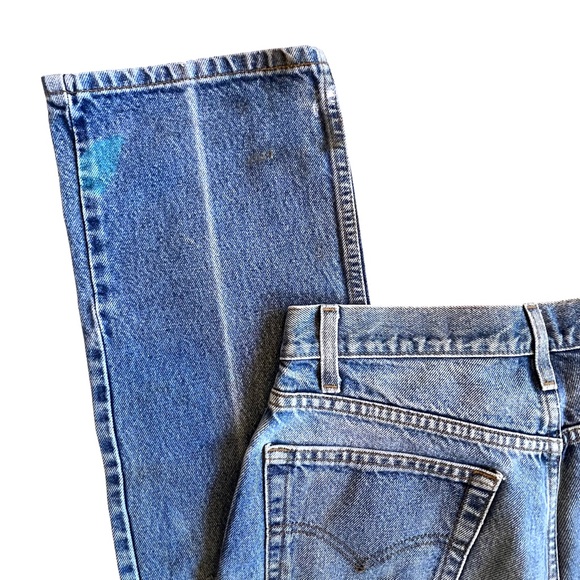 Levi’s 505 Vintage Retro Thrashed Y2K Straight Leg Denim Jeans 29 - Picture 10 of 16